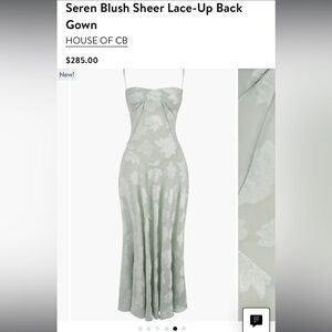 House of CB Seren dress in Pistachio